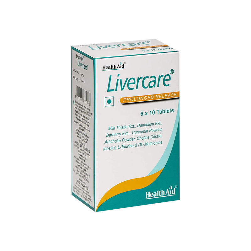 HealthAid I Livercare I Prolonged Release I 60 Tablets