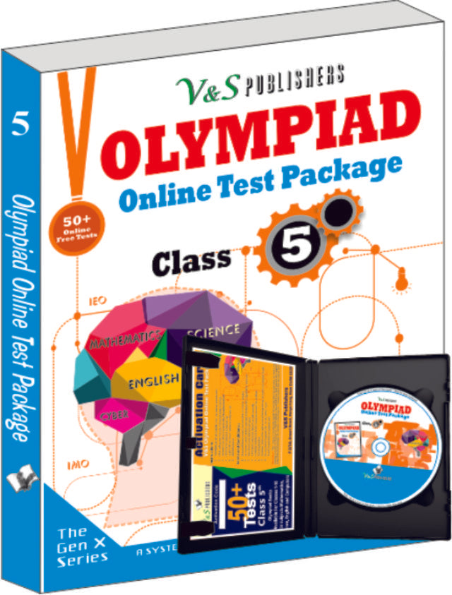 Olympiad Online Test Package Class 5 (Free CD With Activation Voucher)