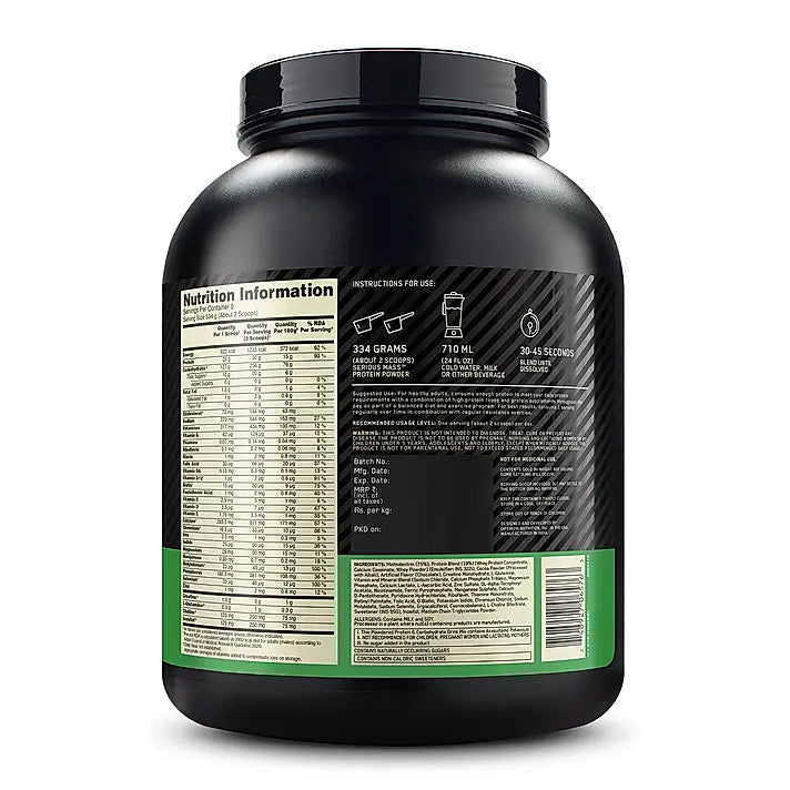 Serious Mass Weight Gainer - Chocolate flavour - 3KG