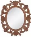 Vas Collection MDF Mirror Frame Fro Wall Decor,Bedroom,Living Room,Bathroom & Hallway (Brown)