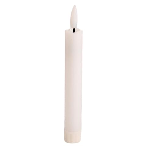 CALANDIS® 6X Led Pillar Candles Decor Flameless Candles for Holiday Halloween New Year White | 6Pcs Led Pillar Candles