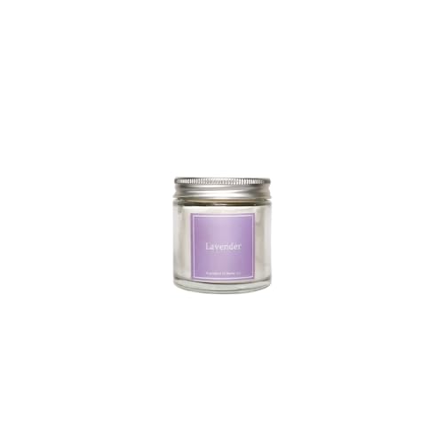 Better co Scented Soy Wax Amber Jar Candle Organic Luxury Aroma Burning Time Upto 20 Hours. Combo Pack of Lavender and Eucalyptus + Mint