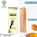 Tanman Organics Pure Kacchi Neem Wood Comb Pack Combo -05 (Pack of 3)