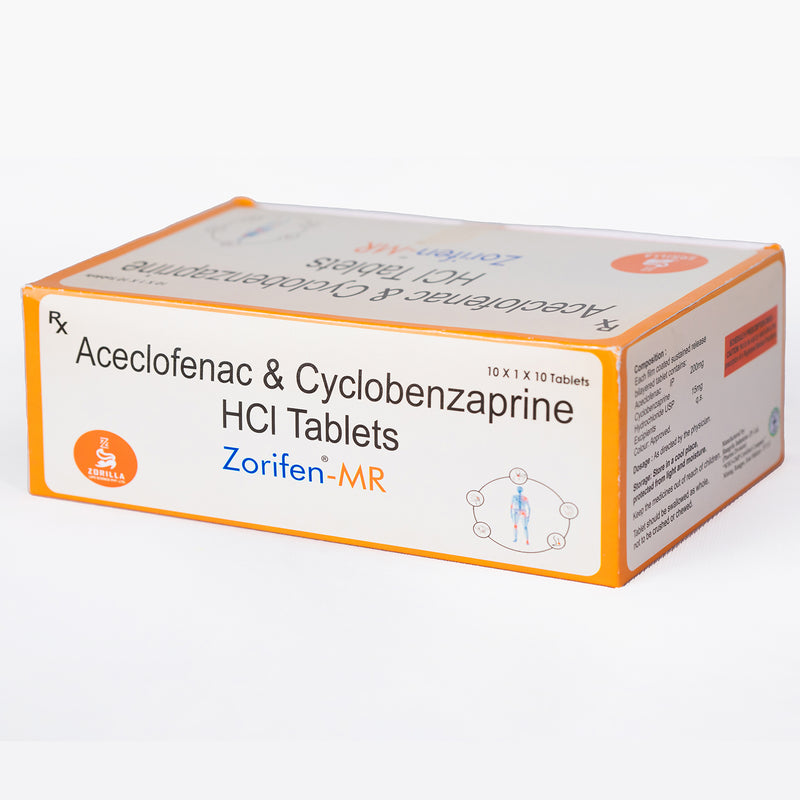 Zorifen-MR I Cyclobenzaprine I HCI 10 Tablets