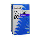 HealthAid I Vitamin D3 1000 iu I Cholecalciferol I 30 Tablets