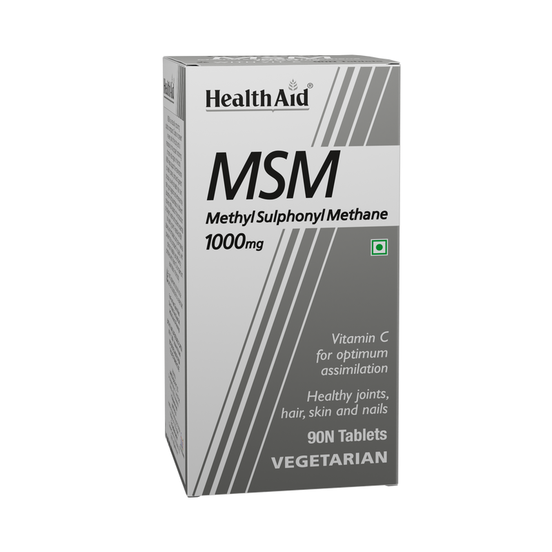 HealthAid I MSM 1000 mg I 90 Tablets