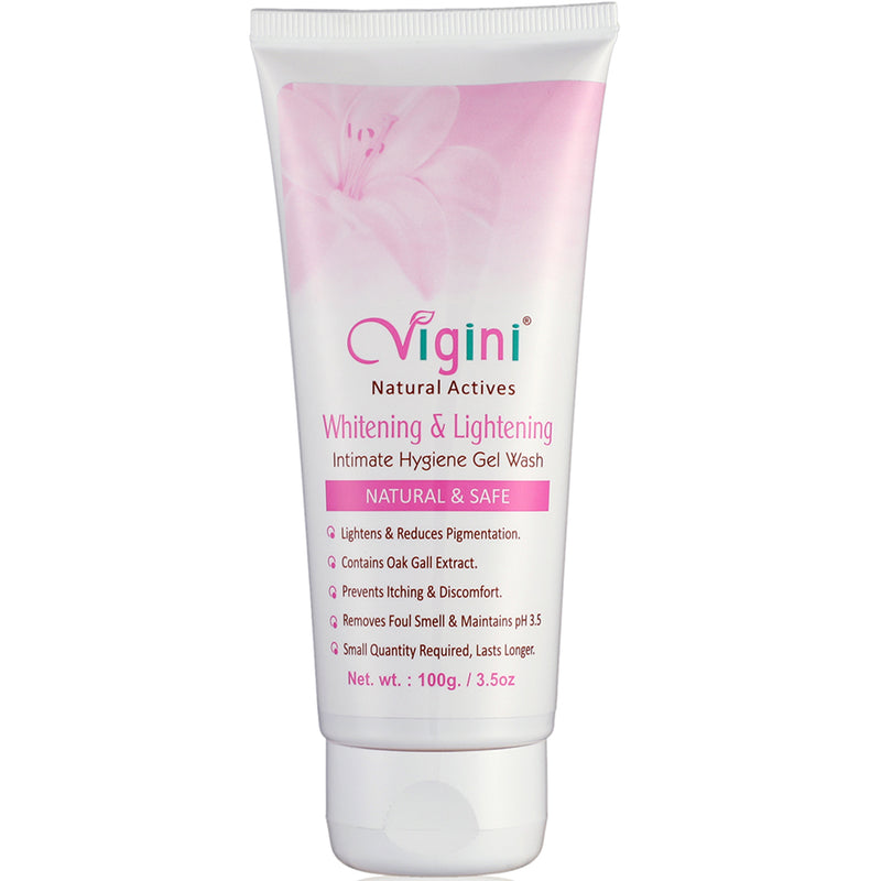 Vigini Vaginal Whitening Lightening Intimate Feminine Hygiene Gel Wash for Women-100ml