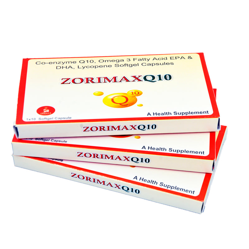 Zorimax Q10 Co-Enzyme Fatty Acid I 30 Tablets