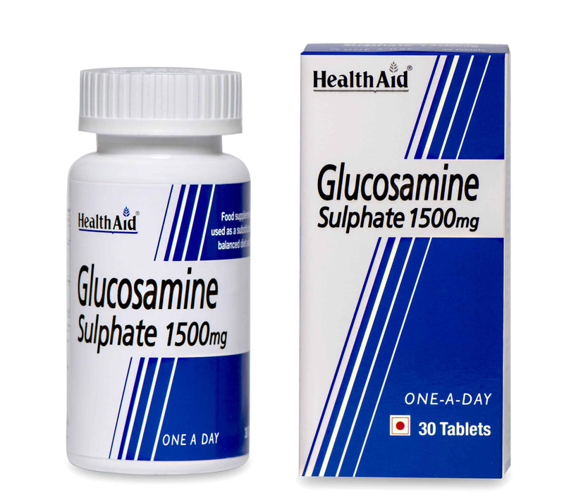 HealthAid I Glucosamine Sulphate I 2KCI 1500 mg I 30 Tablets