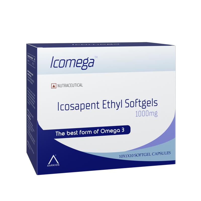 Aarkios Icomega ( Icosapent Ethyl Softgels 1000mg )