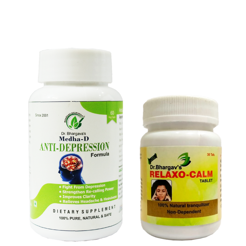 Dr.Bhargav's Medha-D 60 Capsule & Relaxo Calm 60 Capsule