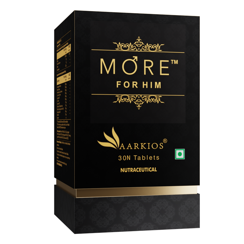 Aarkios I More for Him I Energy I Libido Booster for Men I 30 Tablets