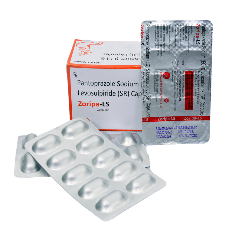 Zoripa-LS I Pantoprazole Sodium I 30 Capsules