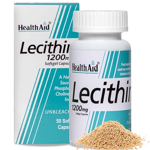 HealthAid I Lecithin 1200 mg I 50 Softgel Capsules