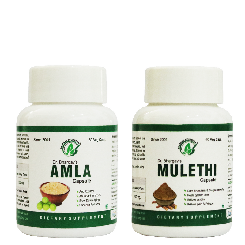 Dr.Bhargav's Amla 60 Capsule & Mulethi 60 Capsule