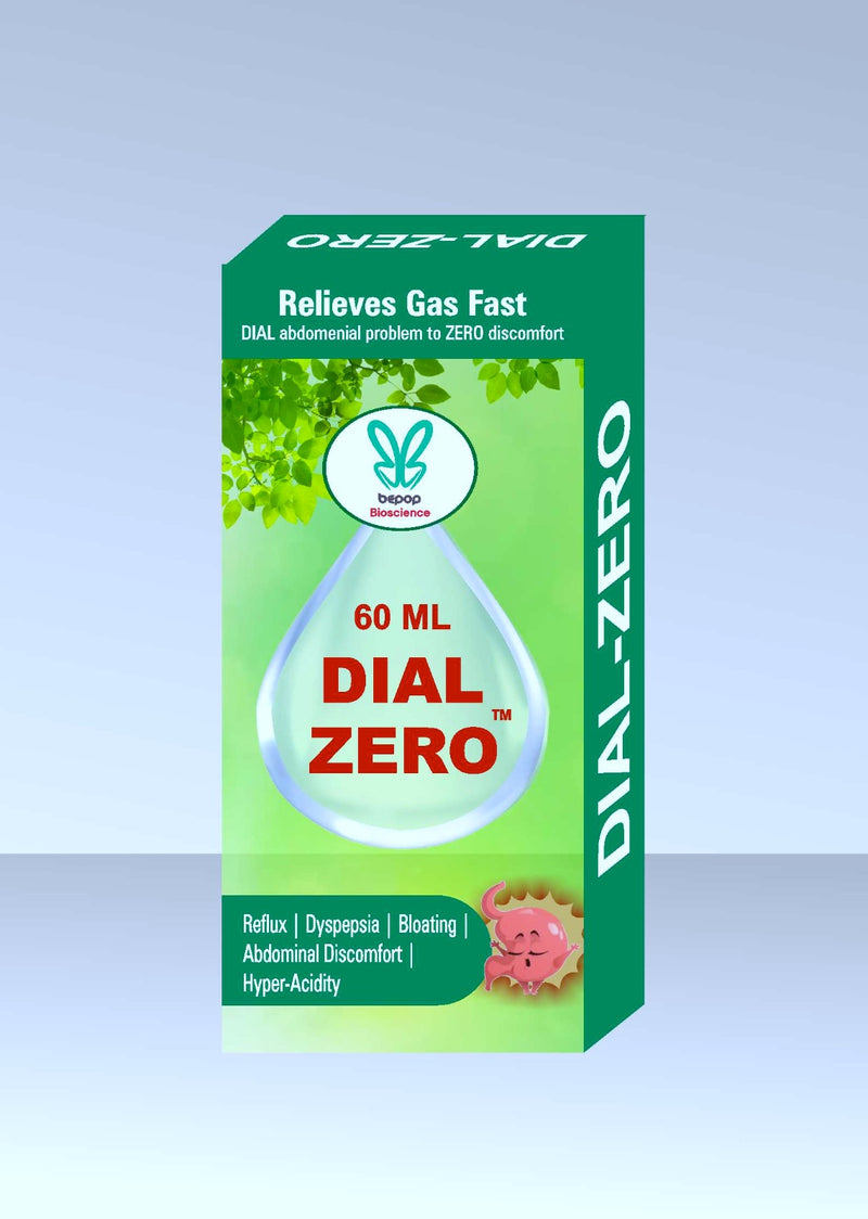 Dial Zero I Relieves Gas Fast I Dial all abdominal problem to Zero Discomfort I Drops I 60 ML