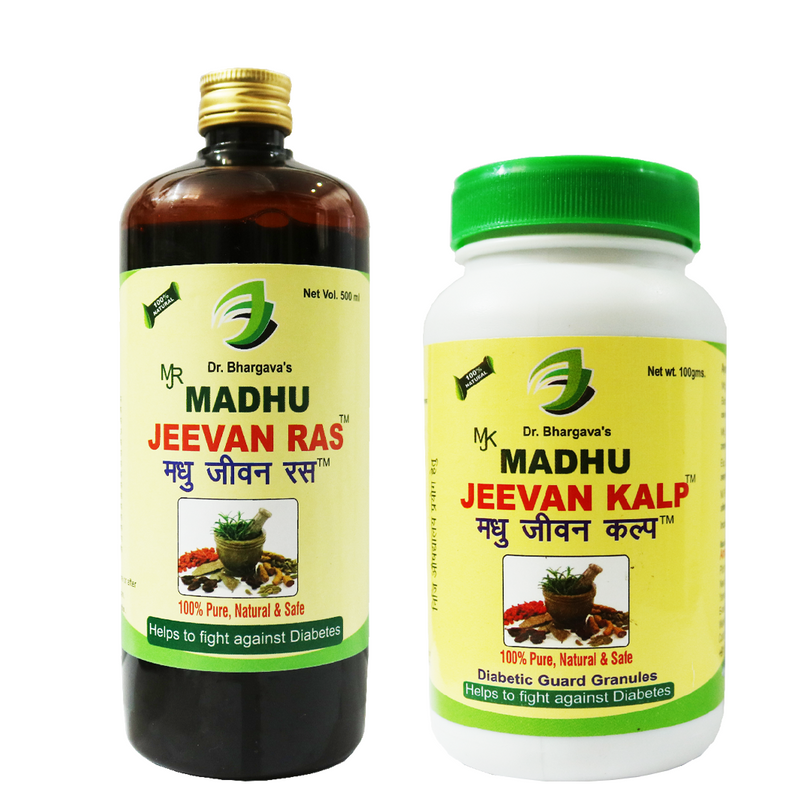 Dr.Bhargav's Madhu Jeevan Ras 500 ml Madhu Jeevan Kalp 100 gms