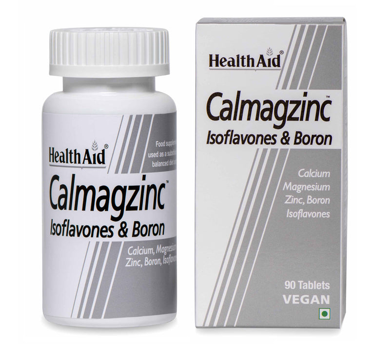 HealthAid I Calmagzinc I Calcium I Magnesium I Zinc I 90 Tablets