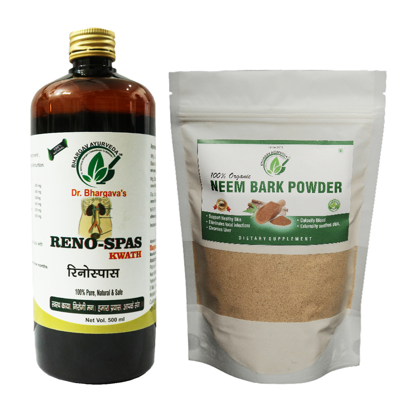 Dr.Bhargav's Neo-Liv Syrup 500 ml & Neem Bark Powder 100 gms