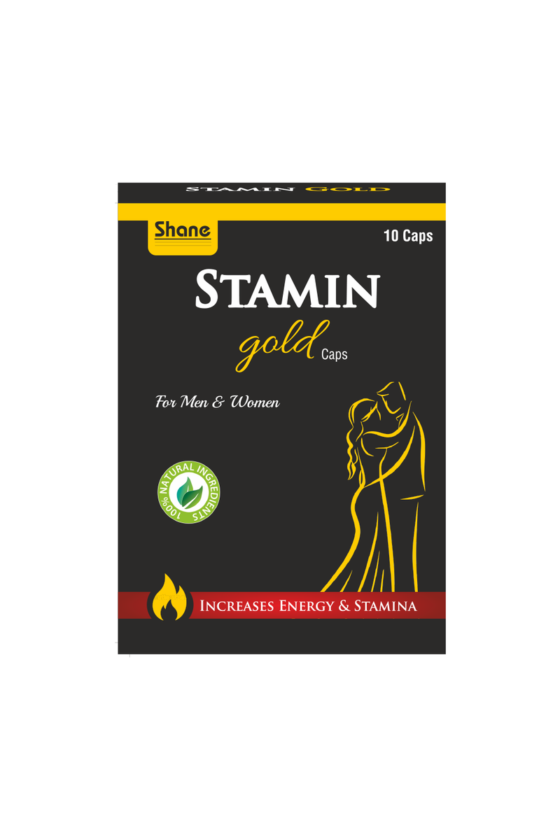 Shane I Stamina Gold for Men & Women I 100% Natural Ingredients I Increase Energy & Stamina I 10 Capsules