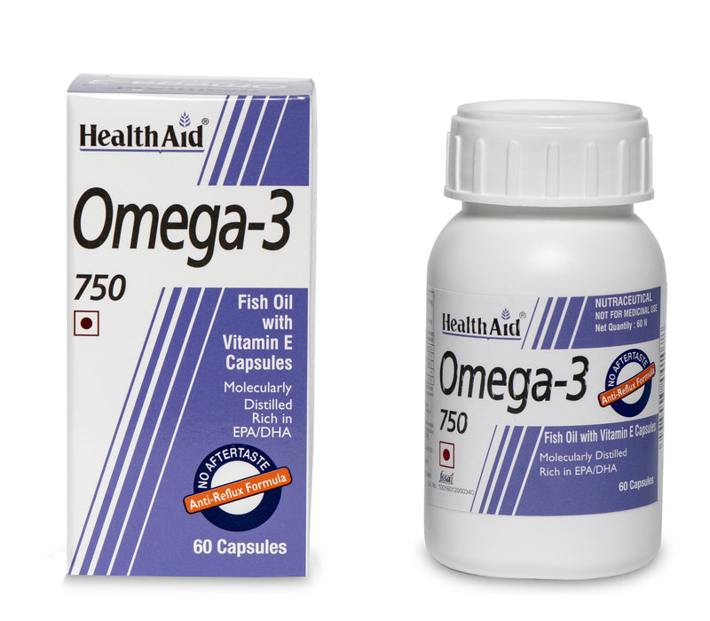 HealthAid I Omega-3 I 750 I 60 Capsules