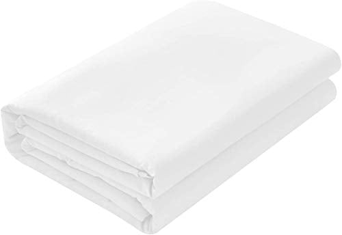 Yarns of Cotton Bed Cot Fitted Sheet - 30" x 75" White Solid - 2 Qty Cot Fitted Sheet Only - Cot Size Mattress 4"-8" Deep - Perfect for Narrow Twin/Cot Size/Rv Bunk/Guest Bed/Camping Cot