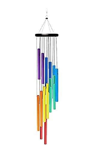 Chuz N Pick Fancy Wind Chime Glass Tubes, Multi-Coloured Wind Chimes Accessories Best for Crafts and School Making Projects (5 Colours)(170 Pieces Approx)