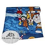 GodSun Harvest Doraemon Cartoon Printed Single Size (85x55 Inch) Bedsheet for Kids