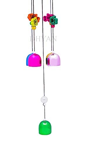 ASTARIN Pipe Wood Coper Wind Bells Chimes for Decorate Item with Sweet Sound | 21 Inches (Yellow)