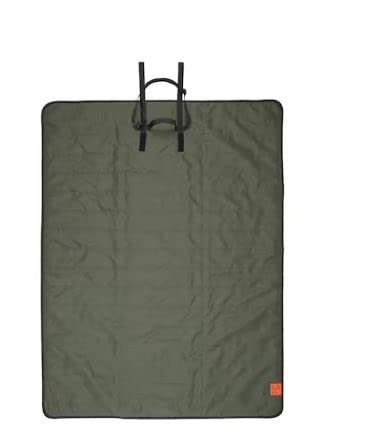 QANISK ledieu® FJALLMOTT Picnic Blanket, deep Green/Black, 130x170 cm (51 1/8x66 7/8 ")