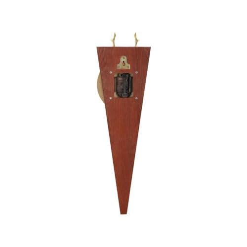 @Home by Nilkamal Stag Pendulum Wall Clock (Brown)