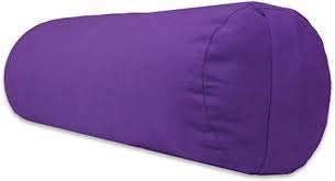 Coca Industries Yoga Bolster With hi Flipper Microfiber (Purple)