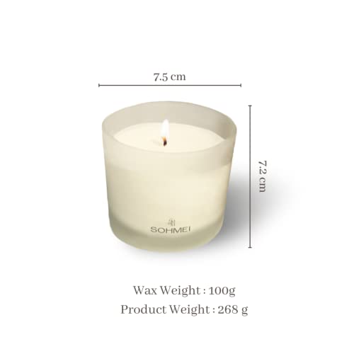 SOHMEI | Outdoor Picnic | Coconut Wax Scented Candles | Japanese Cherry Blossom, Mimosa, Vanilla (100 g)