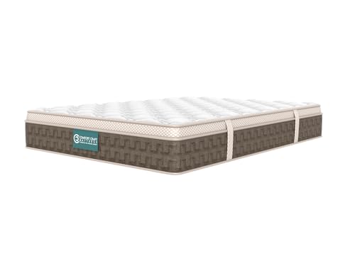 Orthopedic Mattress High Density (HD) Foam for Bed Medium Soft & Hard 4 Inches 2 Layered Medium Soft & Firm Support | King Size Gadda