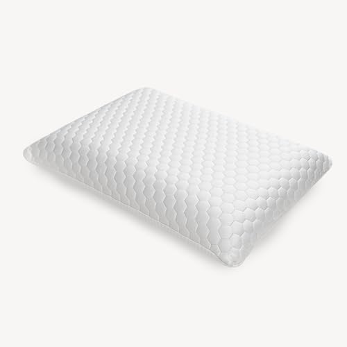 Leesa Ultra Cool Memory Foam Pillow, King High Loft, White