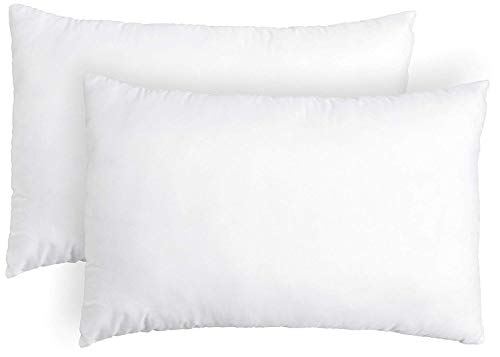 Romance Pillow Microfiber Pillow (GHH001, White) - Set of 2