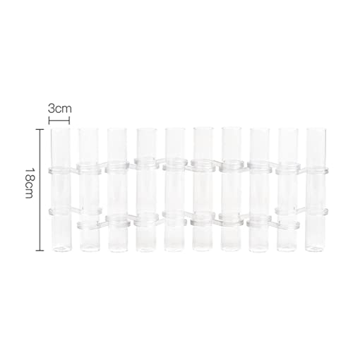 MYADDICTION Test Tube Flower Vases Glass Test Tube Planter for Desktop Living Room Party Large