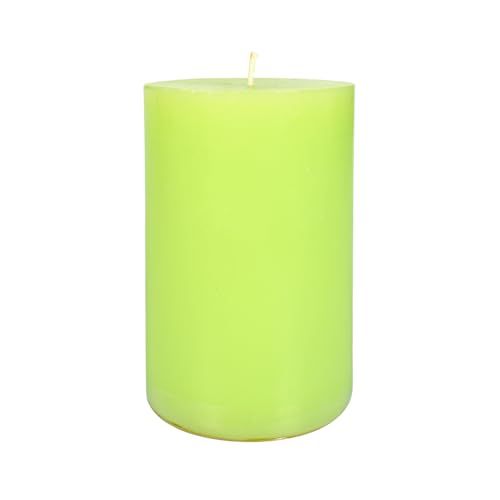 Cylindric Color Candle - 300 GMS. (L.Green/Apple Blossom)