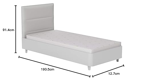 GODREJ INTERIO Accupadic 5-inch Single Size Foam Mattress (White, 75x36x5)