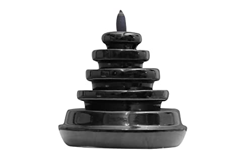 Backflow Fountain for Home Decor with 30 Cone/Incense Holder/Smoke Fountain-ma-16