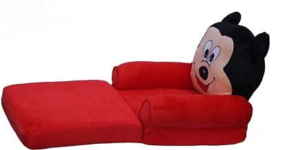 OMAJA HOME Mickey Mouse Baby Sofa Cum Bed Baby Chair for 0-2 Years Sofa Cum Bed Sofa Cum Bed (Pack 1)