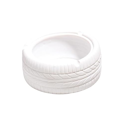Tire Shape Ashtray Resin Decoration Ashtray for Living Room Home Accessories White|Home & Garden|1 Tire Shape Ashtray
