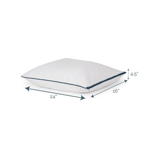 UrbanBed i-Cubes Soft Pillow with Height Adjustable Memory Foam Cubes | UltraFresh Treated Washable Cover | Pack of 1- White