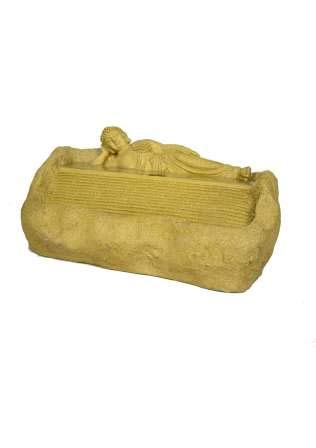 Waahkart Home Decor Designer Stone Looked Sleeping Buddha Fountain