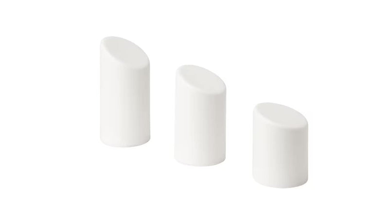 ÄDELLÖVSKOG LED Block Candle in/Out White , (Set of 3)