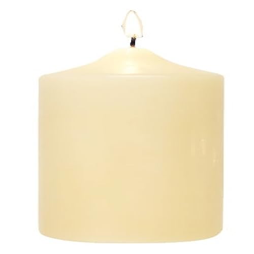 4" Ivory Pillar Candle