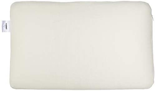 Amazon Brand - Solimo Ultra-Thin Memory Foam Pillow with Pillow Cover, 60 x 40 x 5.5 cm, White, 1 Piece