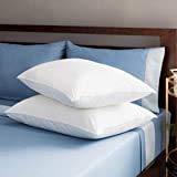 LASER WINGS Microfibre Pillow (White, 16 x 24 Inches) - Pack of 2