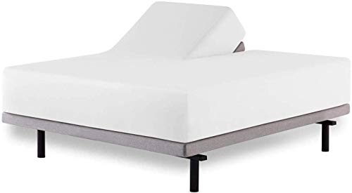 Sheets for Sleep Number Bed Split King,Split Top King Sheets for Sleep Number Bed,100% Egyptian Cotton,White Solid,39 Split- California King,400 TC,16 Inch Deep,Split King Sheets for Sleep Number Beds