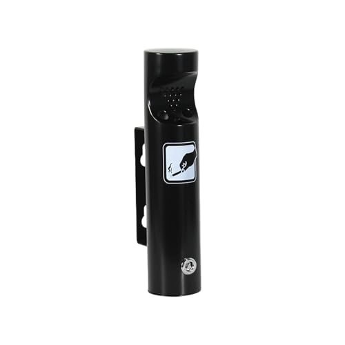 Ashtray Stainless Steel Wall Mount Practical Ash Holder for Patio Bar Garden Black|Home & Garden|1 Ashtray Cylinder